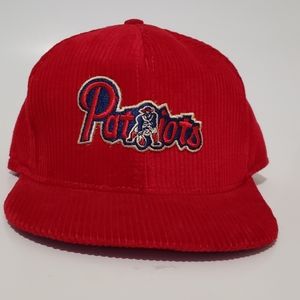 VINTAGE 80S NFL Corduroy Patriots Hat